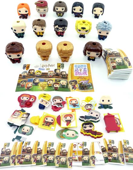 SUPER SATZ von Harry Potter Funko Pop Quidditch Komplettsatz Figuren 2024 mit Spielzeug und beiden Gold Varianten (26 Kinder Joy Inhalte)