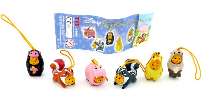 Winnie Pooh Animal Wear + Beipackzettel von Firma Tomy