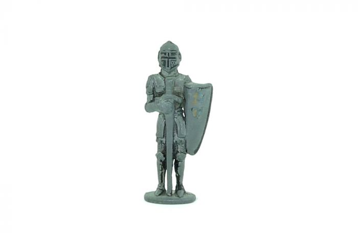 Ritter mit Schild aus Eisen (Metallfiguren)