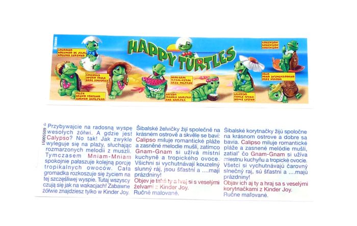 Beipackzettel der HAPPY TURTLES