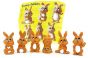 6 Funny Rabbits Figuren von Onken mit einem Beipackzettel