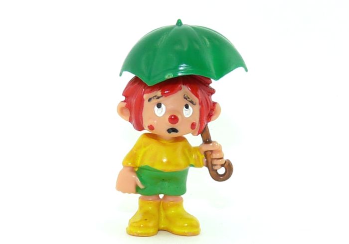 Pumuckl mit Schirm aus der Serie - Original "Der Kobold Pumuckl" (mit Garantieschein)