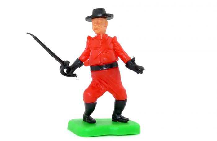 Steckfigur vom roten ZORRO BERNARDO von 1976