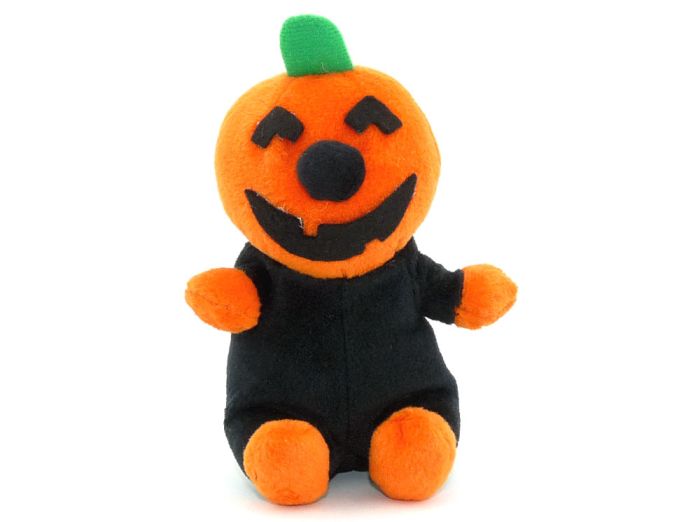 Maxi-Ei Plüschfigur Halloween Kürbismann (Funktion wackelt)