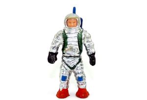 Altfiguren - Steckfiguren - Astronaut mit blauen steckbaren Rücksack