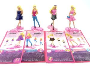 Barbie Fashionistas 4er Figuren Set mit Beipackzetteln