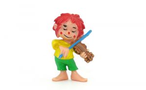 Pumuckl Lustiger Musikant, Geige in hellbraun