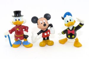 Alle 3 Figuren aus dem MICKY MAUS Heft in den 90ern. Dagobert Duck - Micky Maus und Donald Duck