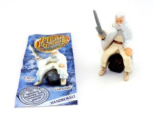 Gandalf aus der Sonderverpackung mit: Stein, Schwert und Beipackzettel komplett