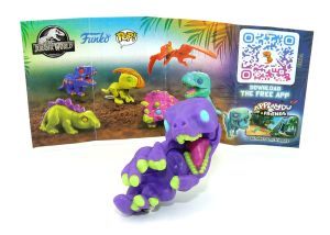 JURASSIC WORLD Raptor Funko Pop aus KINDER JOY Ei von 2024 [Kennung VQ289]